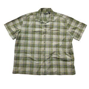 St Johns' Bay big & Tall Green/Yello Plaid 3XL